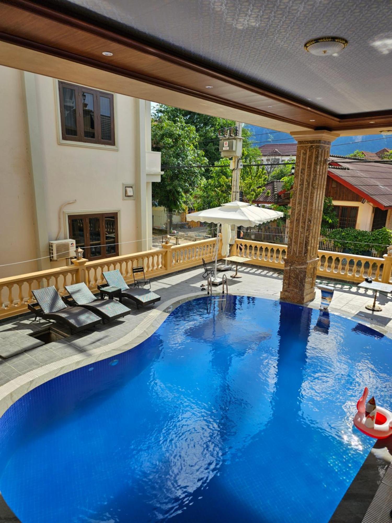 Sky Hotel Vang Vieng Ngoại thất bức ảnh